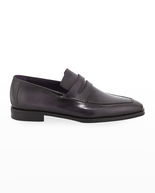 Berluti Andy Leather Loafer, Black for men