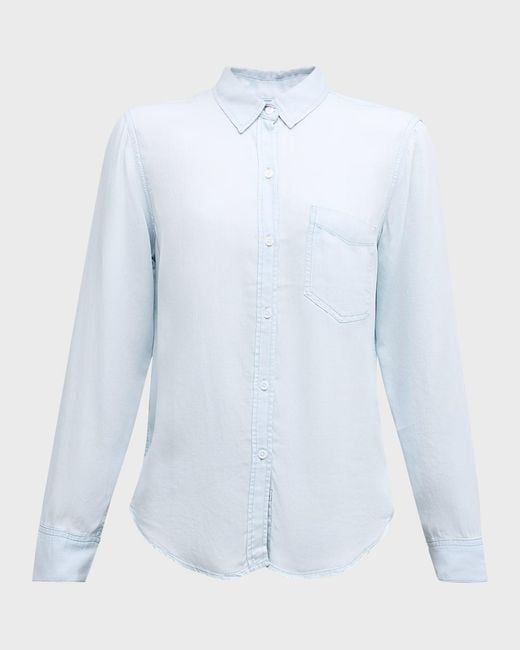 Rails Blue Ingrid Collared Button-Down Shirt