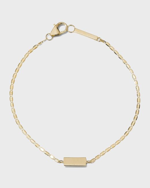 Lana Jewelry Natural Petite Malibu Gold Tag Bracelet