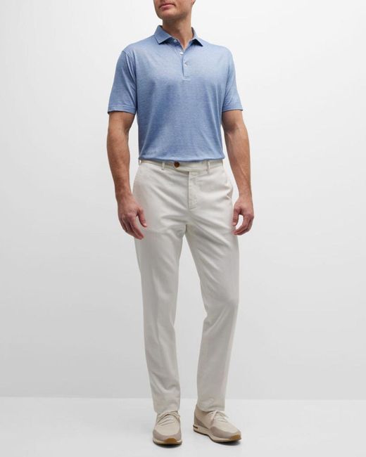 Peter Millar Blue Apos;S Excursionist Flex Polo Shirt for men