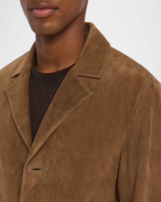 FRAME Brown Apos;S Suede Blazer for men