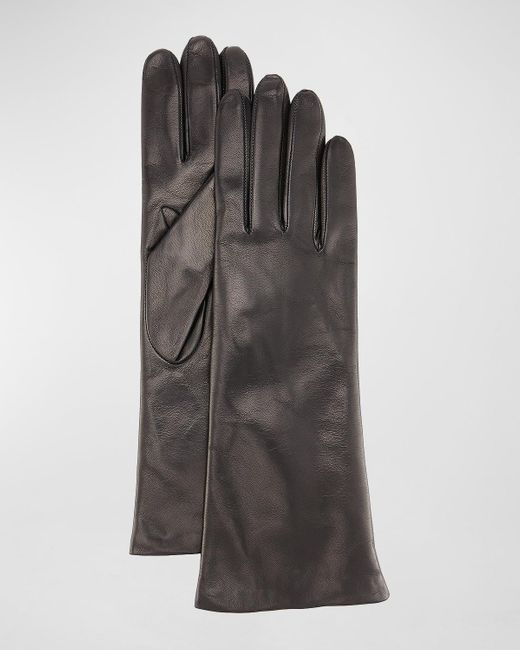 Portolano Gray Napa Leather Gloves