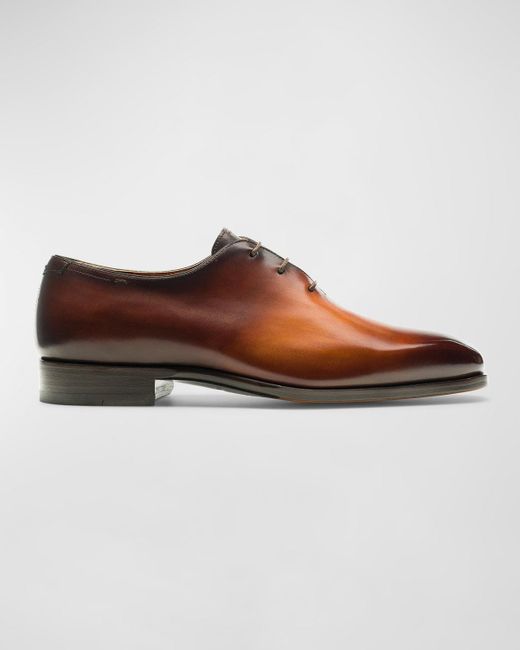 Magnanni Shoes Brown Alexander Leather Oxfords for men