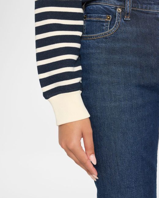 Rag & Bone Blue Sutton Cigarette Jeans