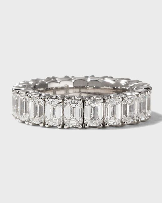 Picchiotti Multicolor Xpandable 18k White Gold Emerald-cut Diamond Ring, Size 6.25 - 9.50