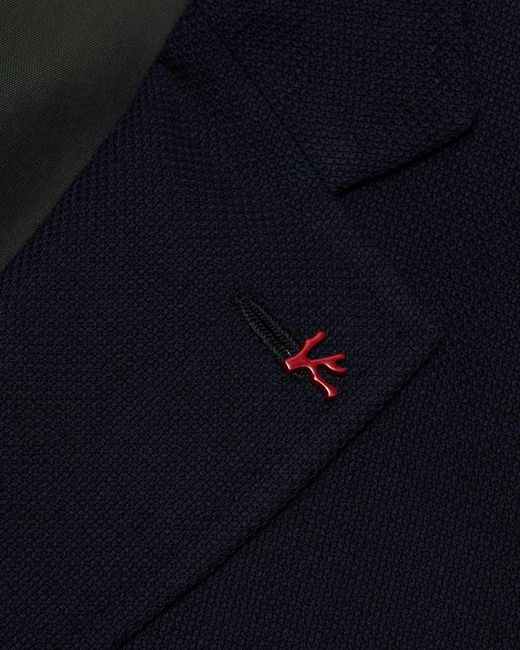 Isaia Blue Apos;S Capri Wool Jacket for men