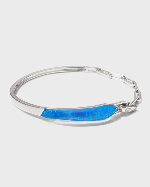 Stephen Webster Blue Slimline Shard Linked Bracelet With Opalescent Quartz