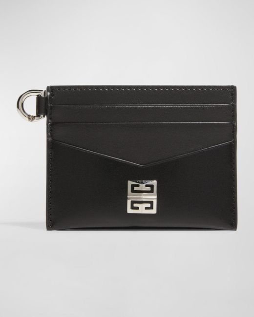 Givenchy Black 4g Cardholder In Box Leather