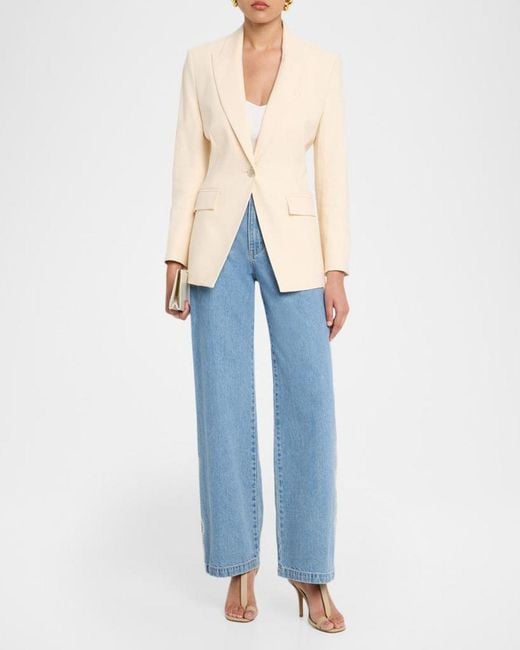 Veronica Beard Natural Chandler Dickey Jacket