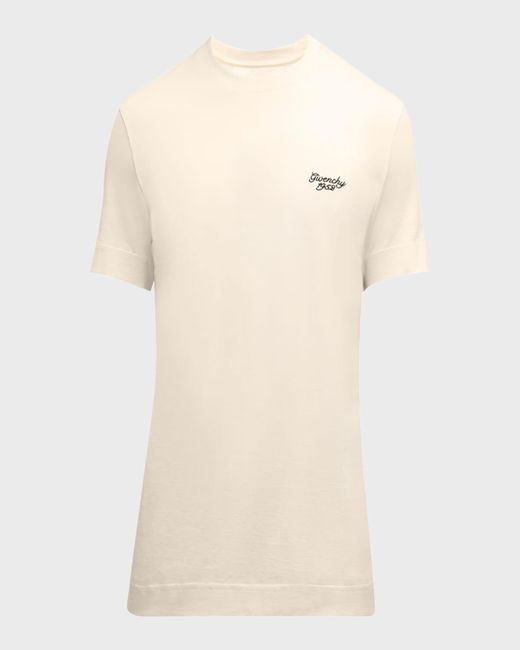Givenchy White Slim-Fit Logo T-Shirt for men