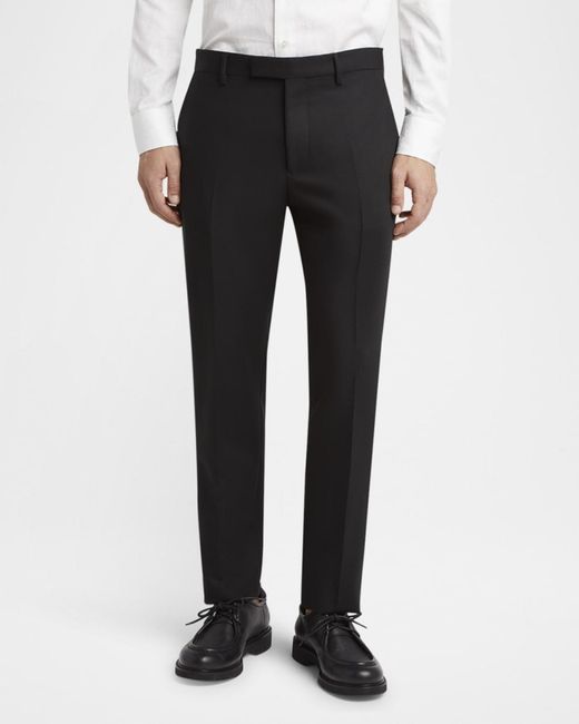 Etro Black Apos;S Slim Flat-Front Evening Pants for men