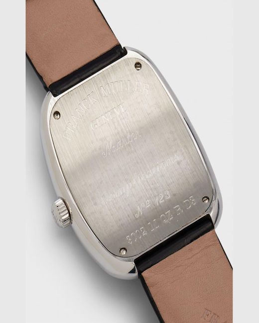 Franck Muller Gray Galet Stainless Steel Diamond Watch for men