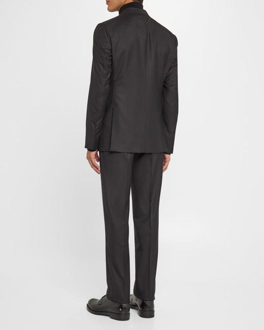 Giorgio Armani Soft Basic Two-piece Suit, Black for men
