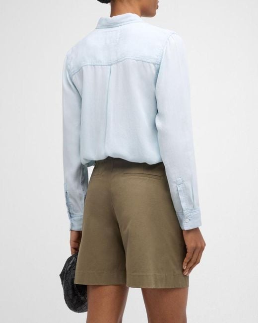 Rails Blue Ingrid Collared Button-Down Shirt