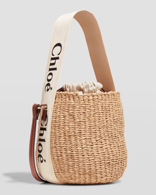 Chloé Natural X Mifuko Woody Small Basket Bag