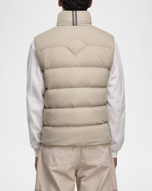 Canada Goose Natural Crofton Gilet Enduraluxe Limestone for men