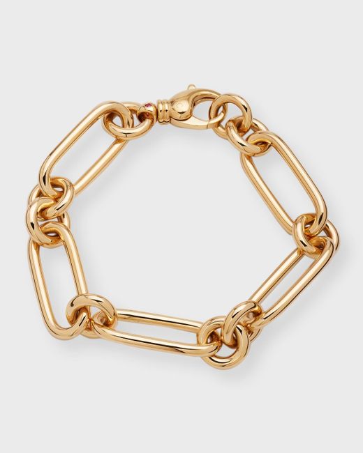 Roberto Coin Metallic Oro Classic Oval And Round Link Chain Bracelet