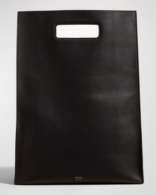 KHAITE Alessia medium chain-embellished leather shoulder bag | NET-A-PORTER