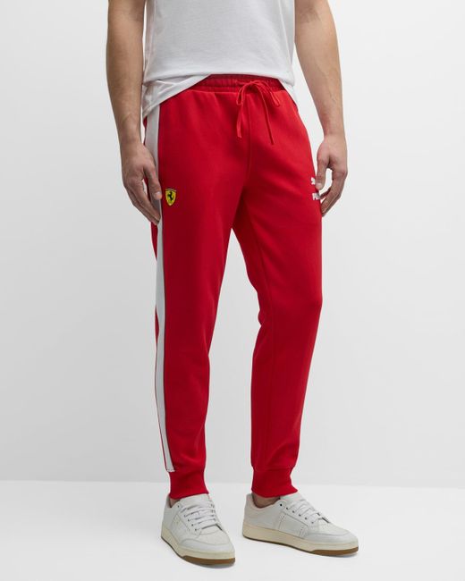 PUMA X Ferrari Race Iconic T7 Track Pants in Red for Men Lyst