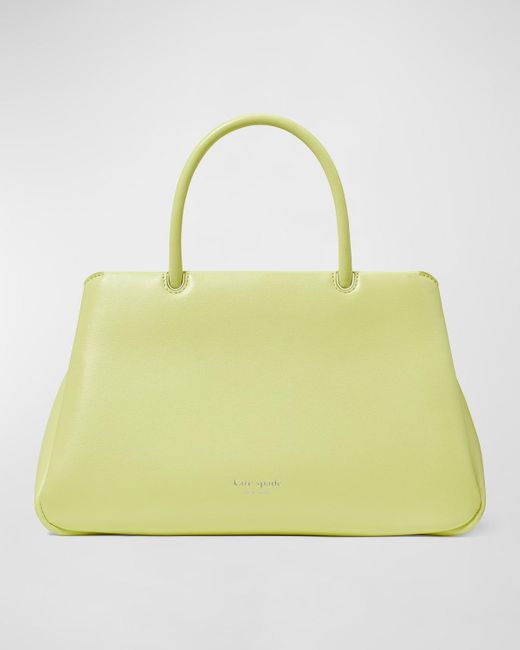 Kate Spade Yellow Grace Leather Top-Handle Bag