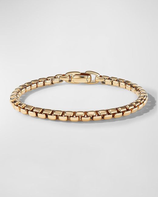 David Yurman Metallic Box Chain Bracelet In 18k Gold, 5mm for men