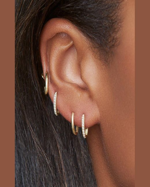 Jennifer Meyer Metallic 18k Edith Link Stud Earrings