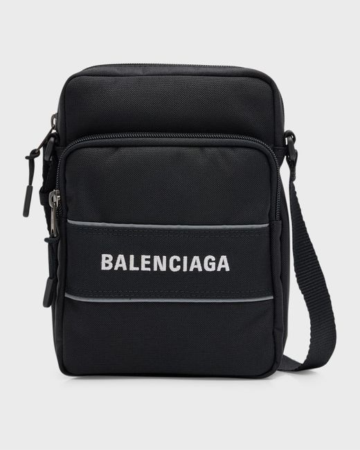 Balenciaga Black Sport Small Messenger Bag for men