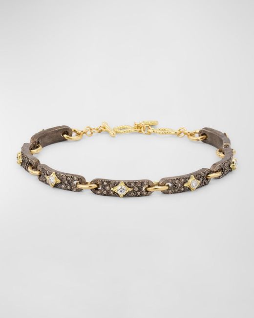 Armenta Metallic Crivelli Pave Link Bracelet