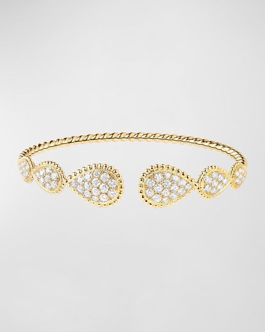 Boucheron Metallic Yellow Gold Serpent Boheme Diamond Multi-motif Bracelet