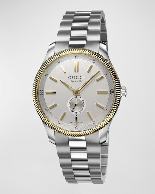 Gucci Metallic G-Timeless Slim Bracelet Watch, 40Mm for men
