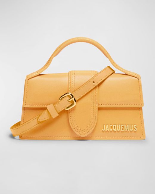 Jacquemus Metallic Le Bambino Leather Top-Handle Bag