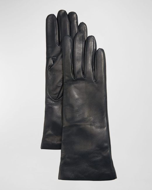 Portolano Black Napa Leather Gloves