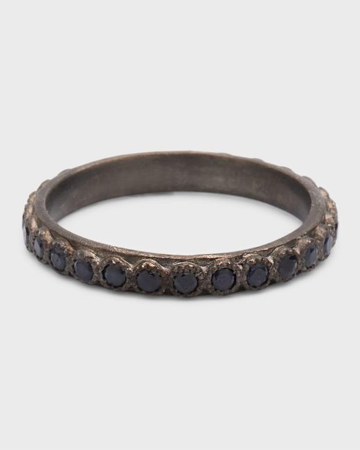 Armenta Metallic Old World Sapphire Stack Ring