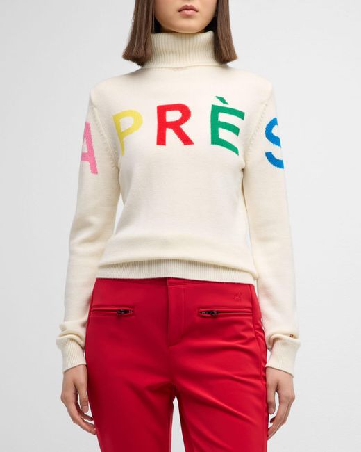 Perfect Moment Red Apres Ii Turtleneck Sweater