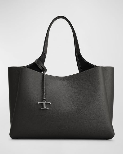 Tod's Black Medium Apa Leather Top-Handle Bag