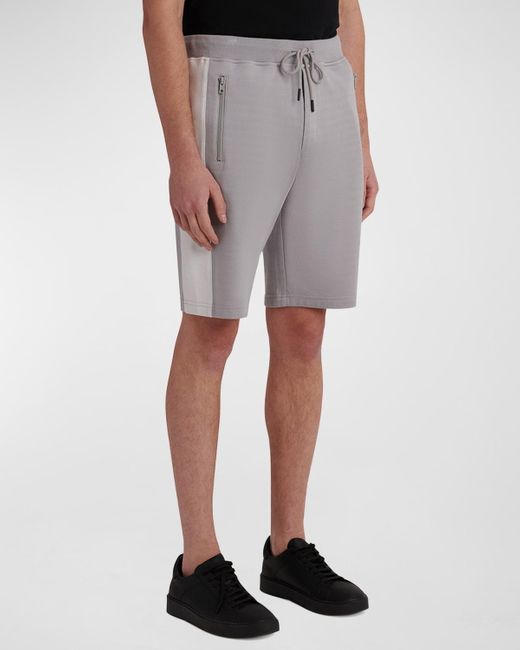 Bugatchi Gray Double-sided Comfort Jogging Shorts for men