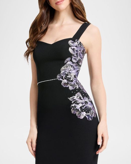 dress the population black label Dress the Population Nicole Midi Dress - Black