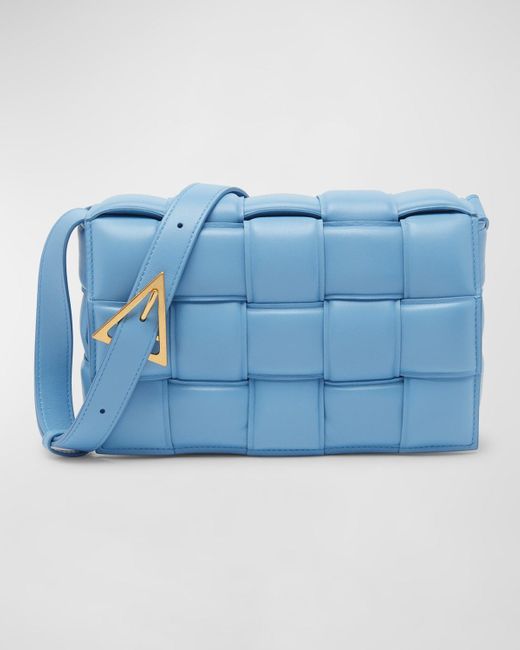 Bottega Veneta Blue Padded Cassette Crossbody Bag