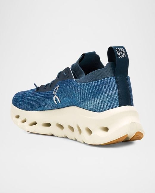 Loewe Blue Cloudtilt Denim Sneakers
