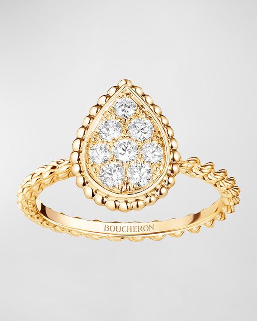 Boucheron Metallic Serpent Boheme 18K Diamond Ring