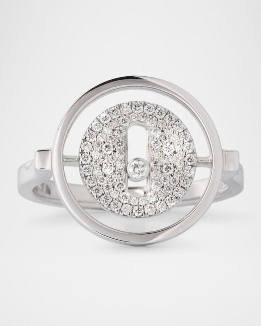 Messika White Lucky Move 18K Diamond Ring
