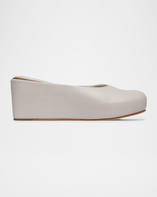 Bernardo White Vivi Leather Mule Clogs
