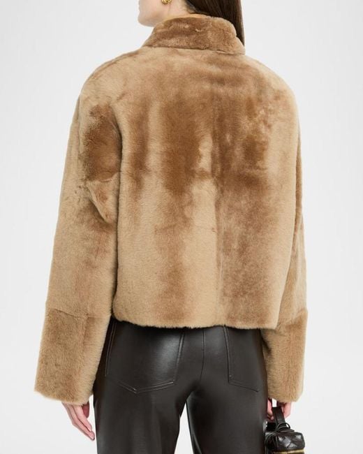 UTZON Natural Julee Shearling Jacket