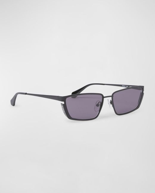 Off-White c/o Virgil Abloh Multicolor Richfield Metal Rectangle Sunglasses for men