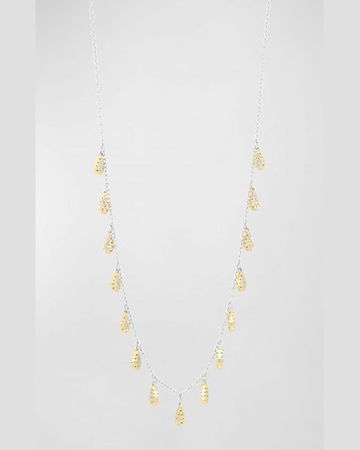 Freida Rothman White Pave Charm Layering Necklace