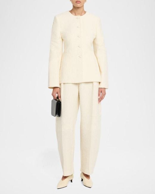 Rohe Natural Boucle Shaped Blazer