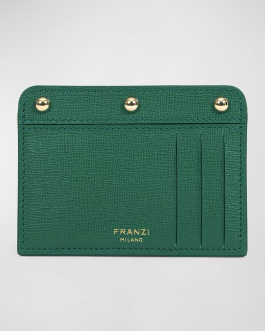 Franzi Green Luisa Leather Card Holder