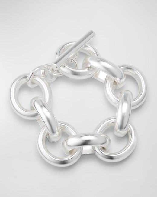 Cult Gaia White Delphi Chunky Chain Bracelet