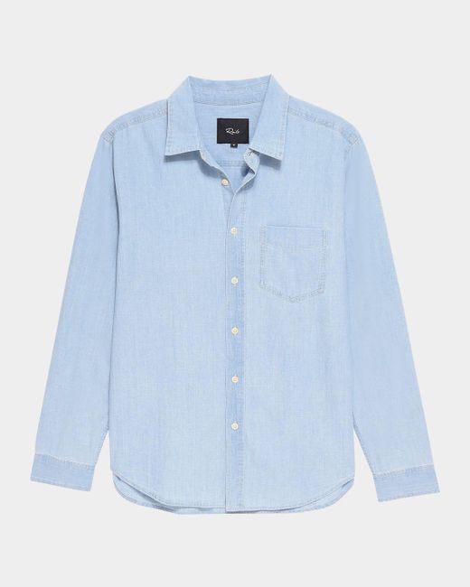 Rails Blue Colton Chambray Sport Shirt for men