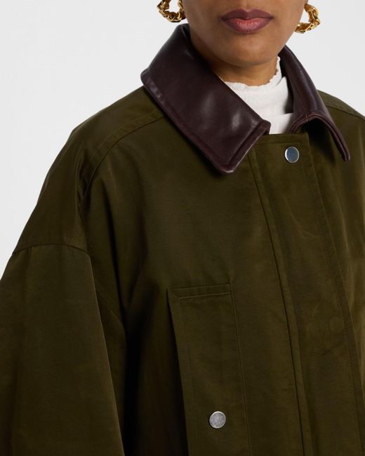 A.L.C. Green Theo Oversized Barn Jacket